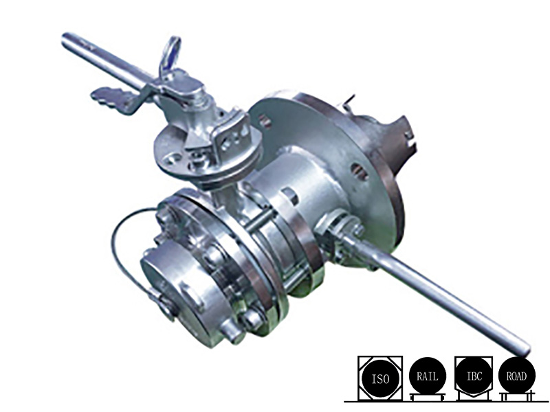 วาล์วระบายน้ำด้านล่าง DN80 180°